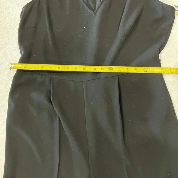 CECE BLACK WIDE LEG JUMPSUIT SIZE 14 - Picture 6 of 7